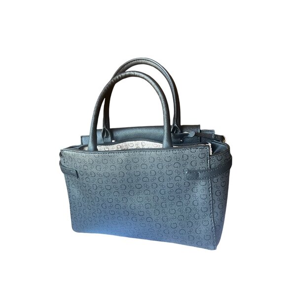 Guess Black Handbag with Logo Cross Body Detachable Strap and Tag - Picture 4 of 16